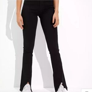 American Eagle Slit Hem Jeans